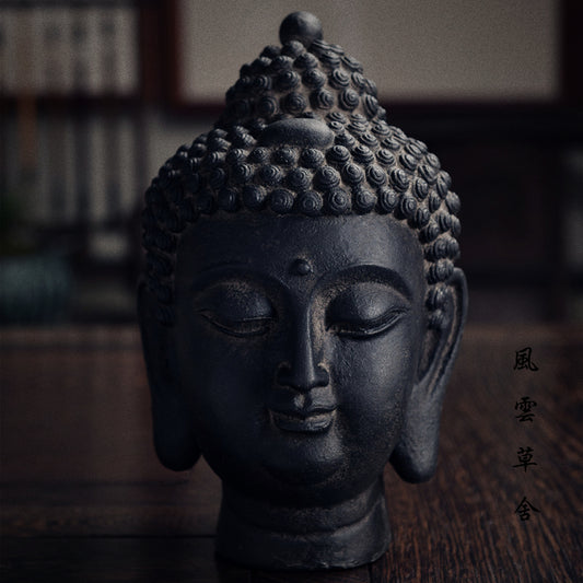 Chinese Style Ancient Buddha First Buddha Head Zen Ornament